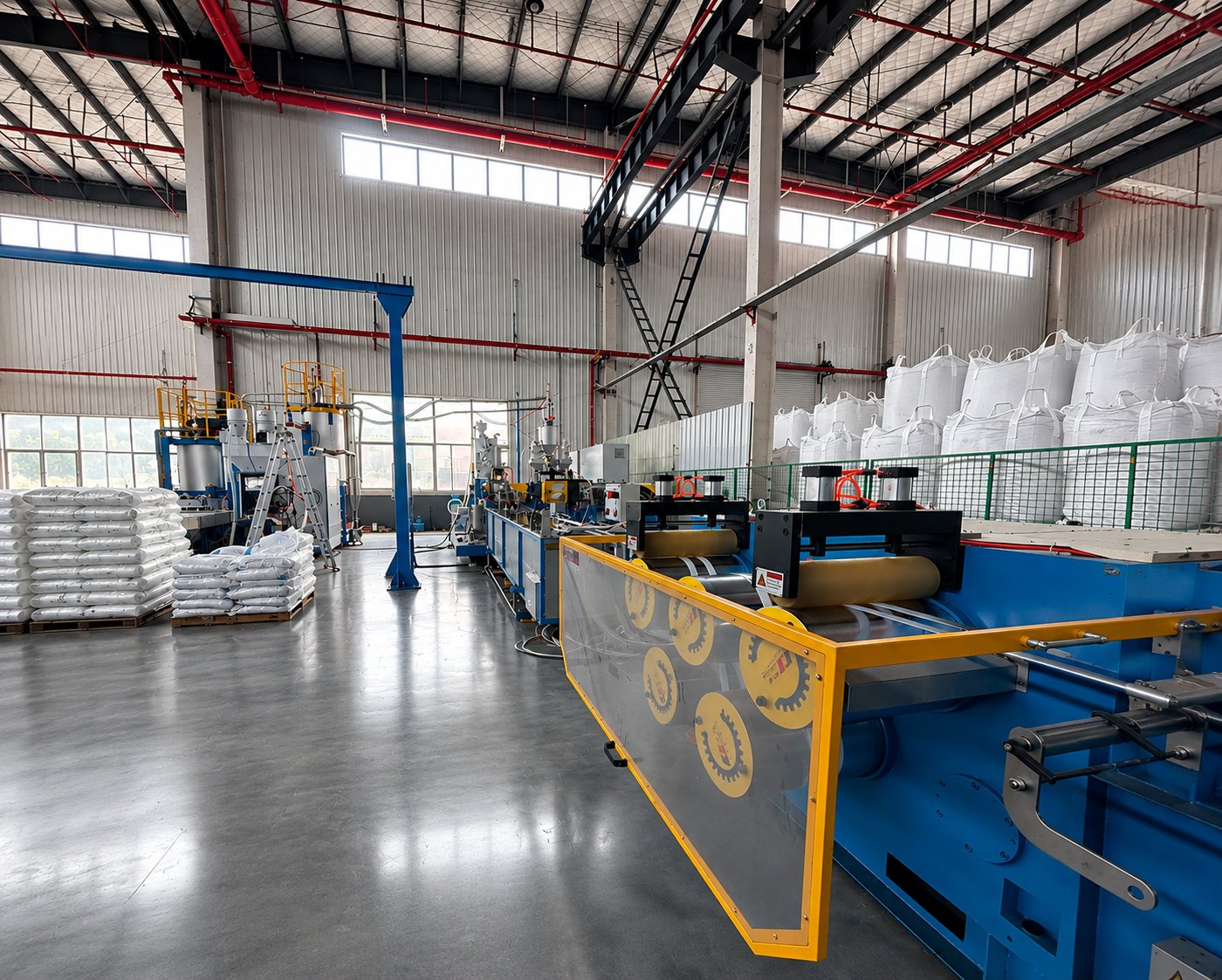 Gridteck production line